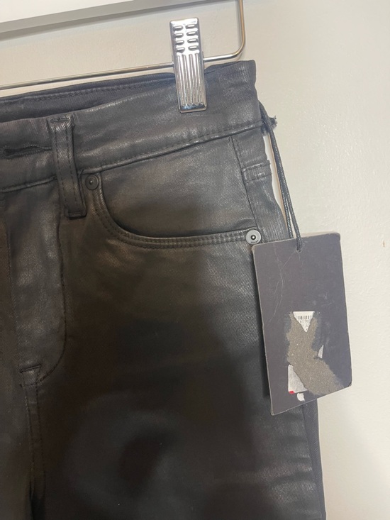 Blank NYC the Baxter Coated black denim New size 24 - Picture 7 of 10